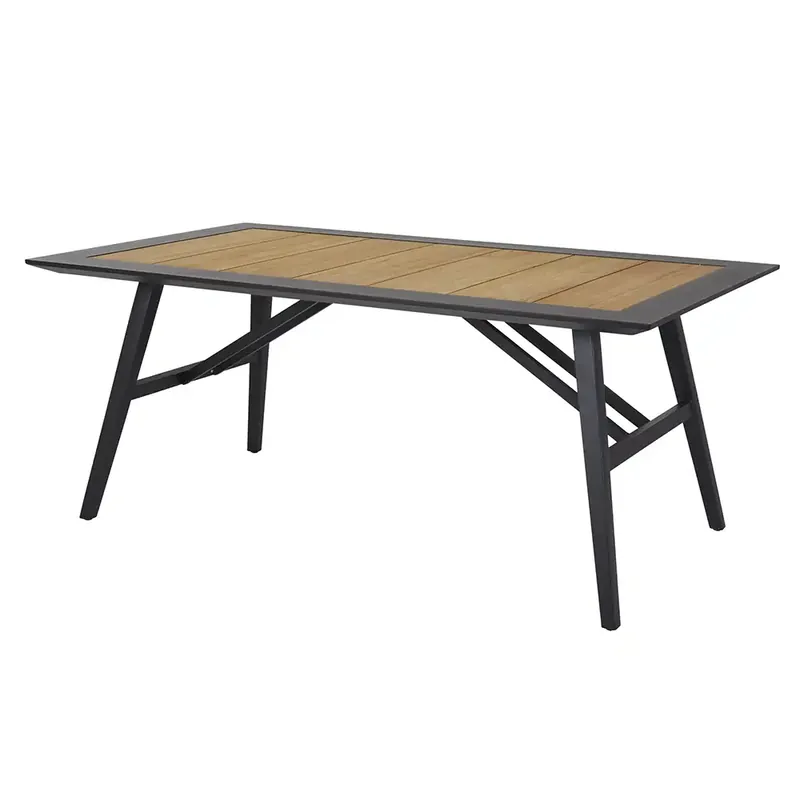 Beställ idag Chios matbord 100x175 cm svart/teak